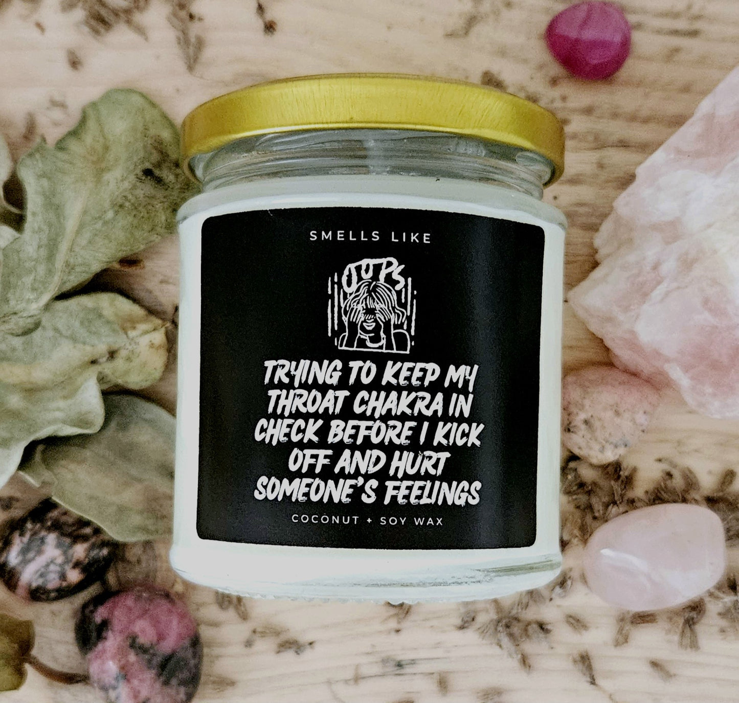 Trying To Keep My Throat Chakra In Check Before I Kick Off Candle