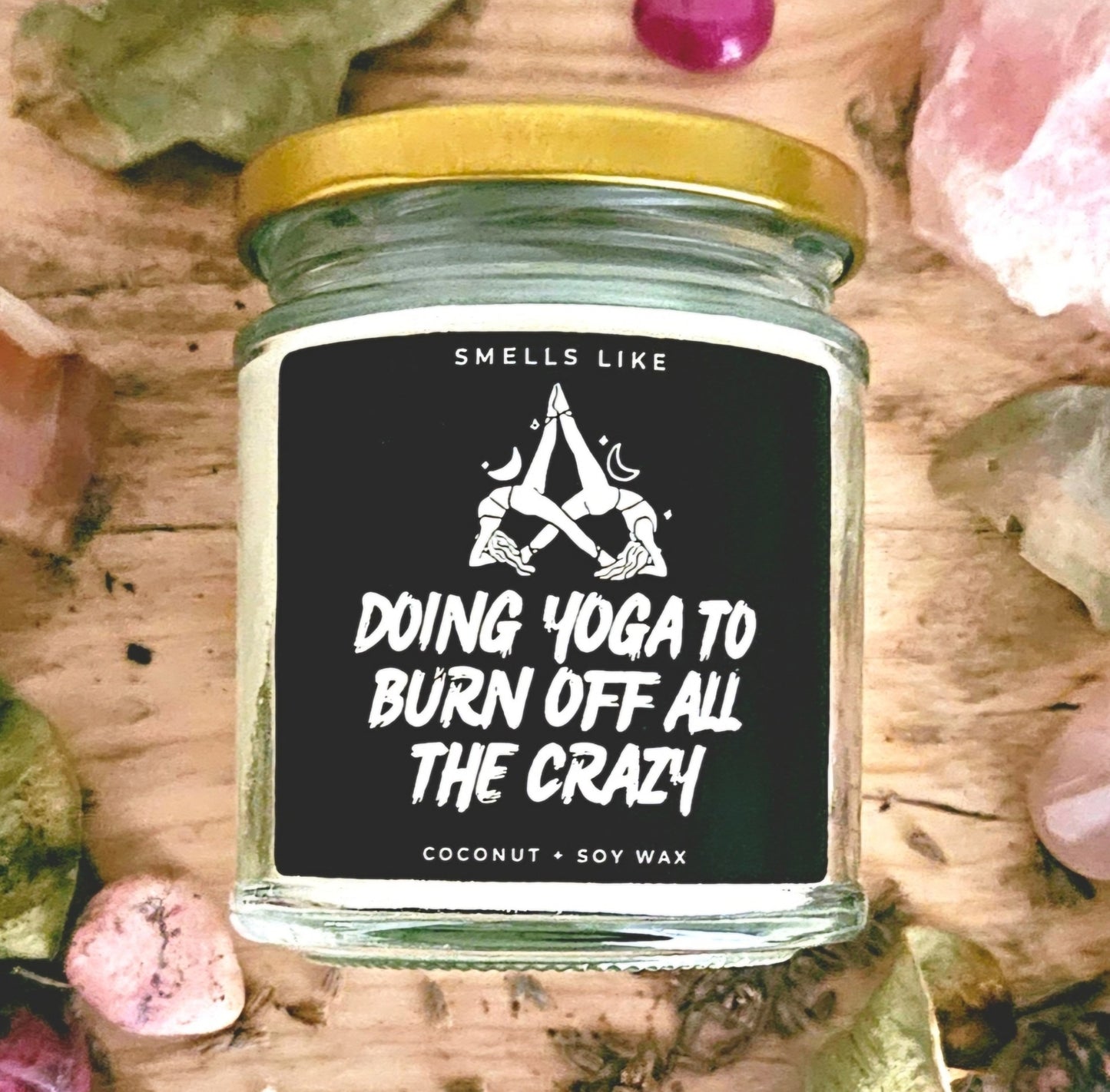 Doing Yoga To Burn Off All The Crazy Candle