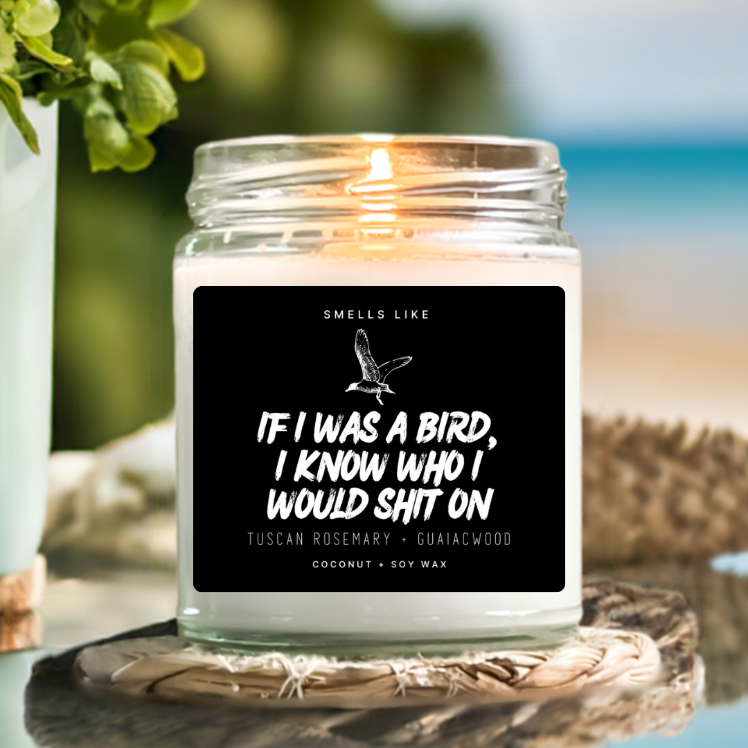 Funny Candles for Housewarming Gifts UK - If I Was A Bird, I Know Who I Would Shit On Candle